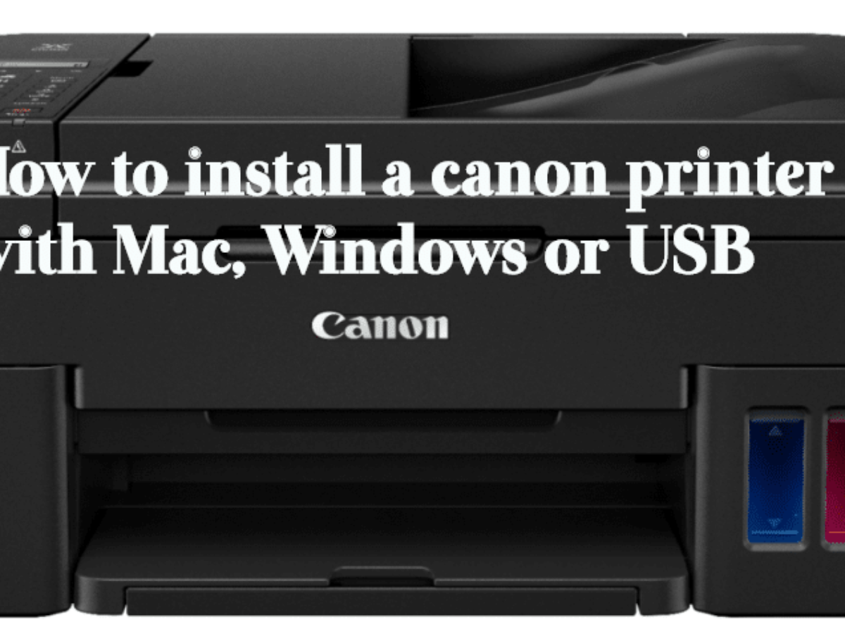 add canon printer to mac